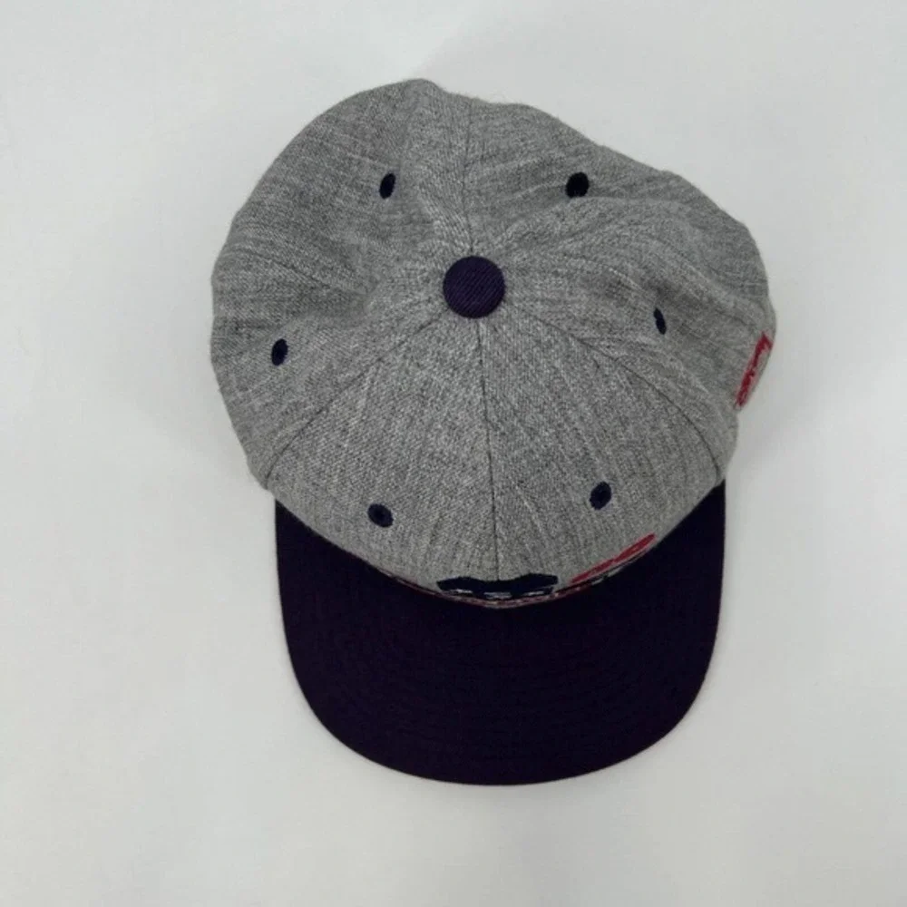 Vintage Stussy Hat Cap SnapBack Rare Sample Wool Blend Gray Streetwear YUPOONG